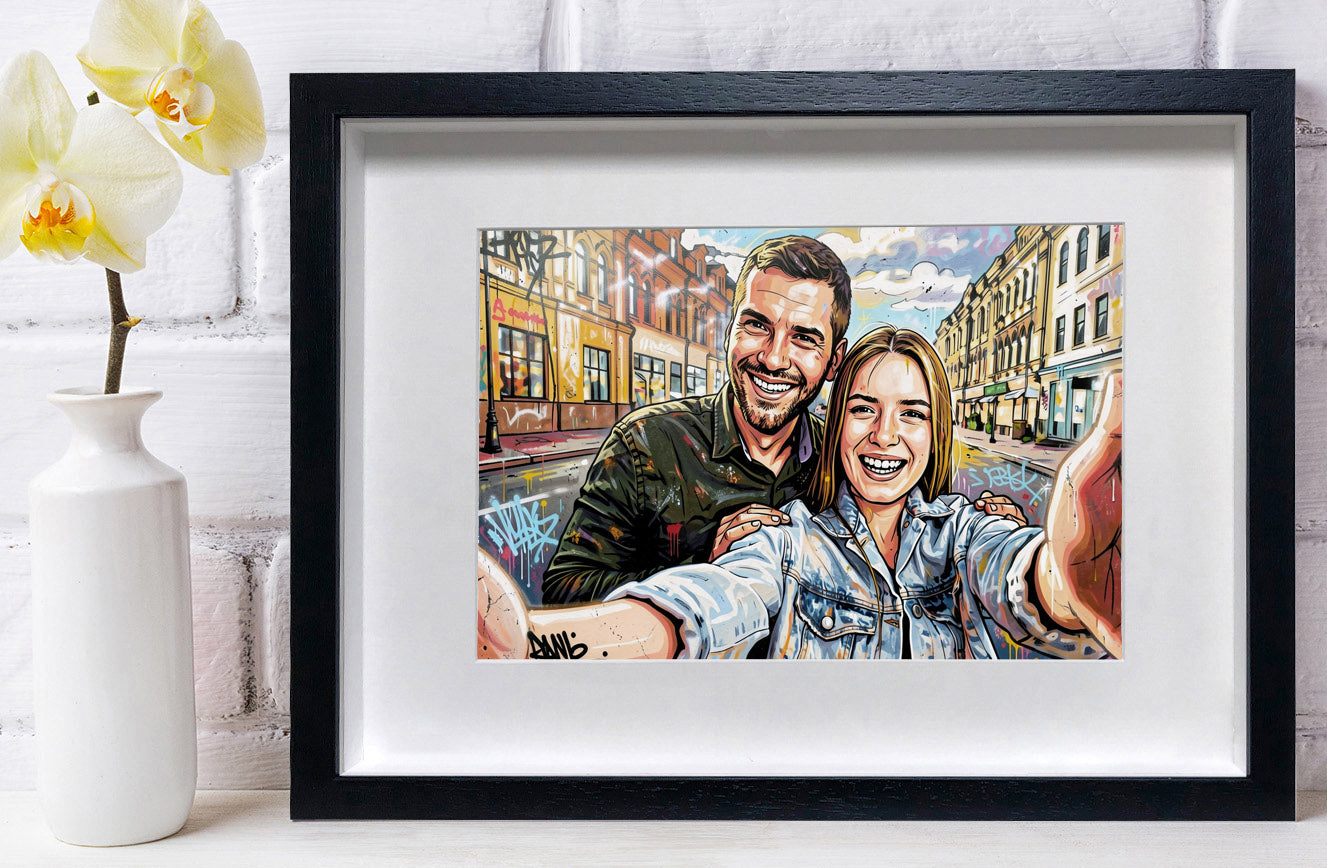 Load image into Gallery viewer, Graffiti Style Photo Frame
