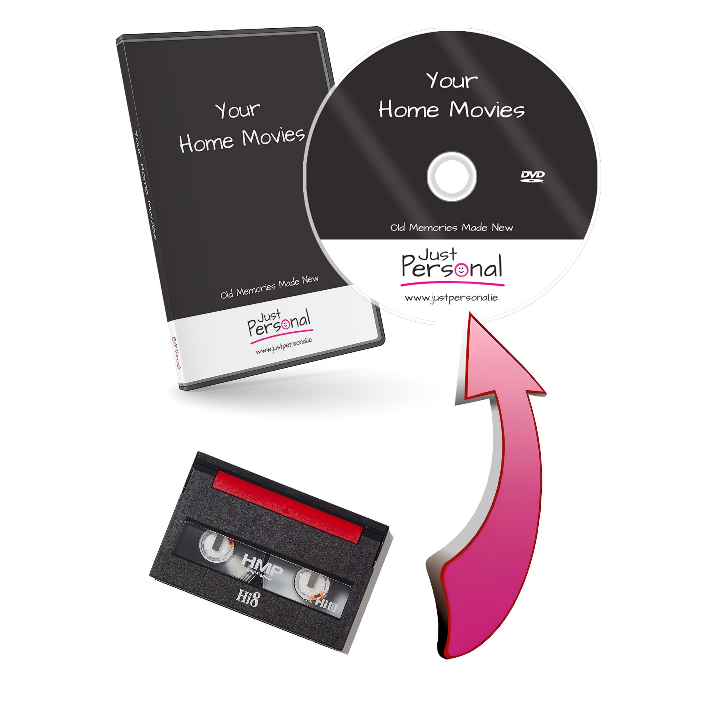 Load image into Gallery viewer, Hi8 Tape to DVD &amp; Digital File Conversion
