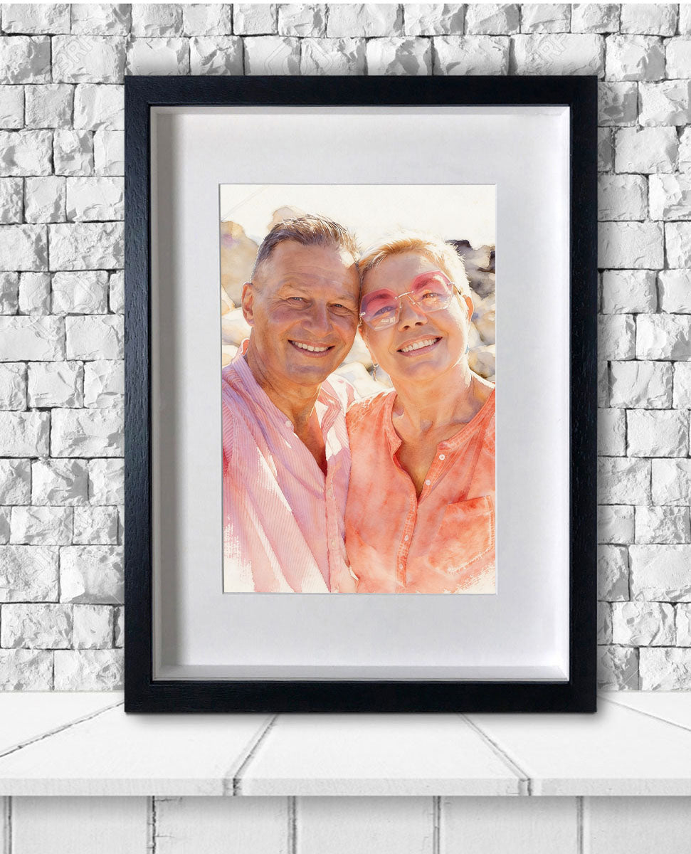 Load image into Gallery viewer, Portrait Water Colour Photo Frame
