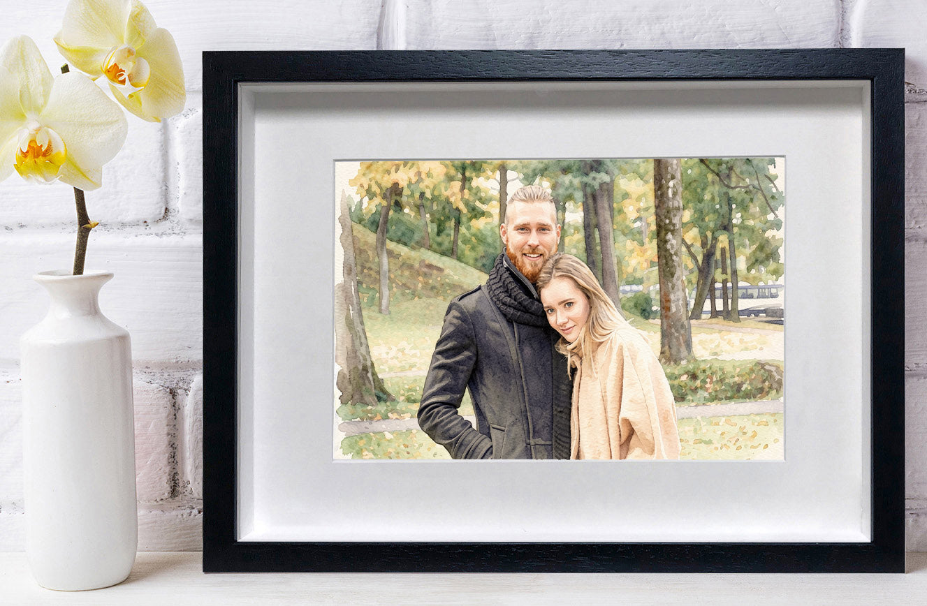 Load image into Gallery viewer, Water Colour Photo Frame
