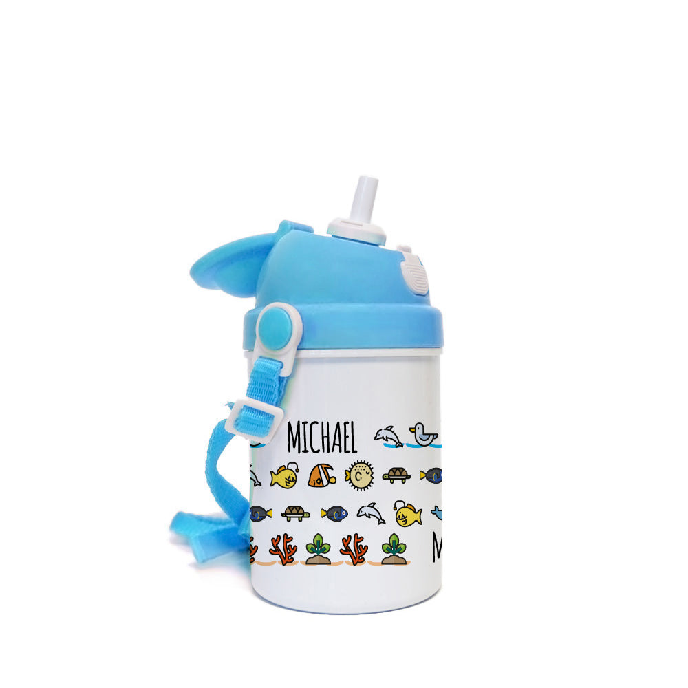 Sea Life Icons Bottle