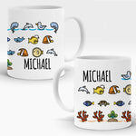 Load image into Gallery viewer, Sea Life Icons Mug
