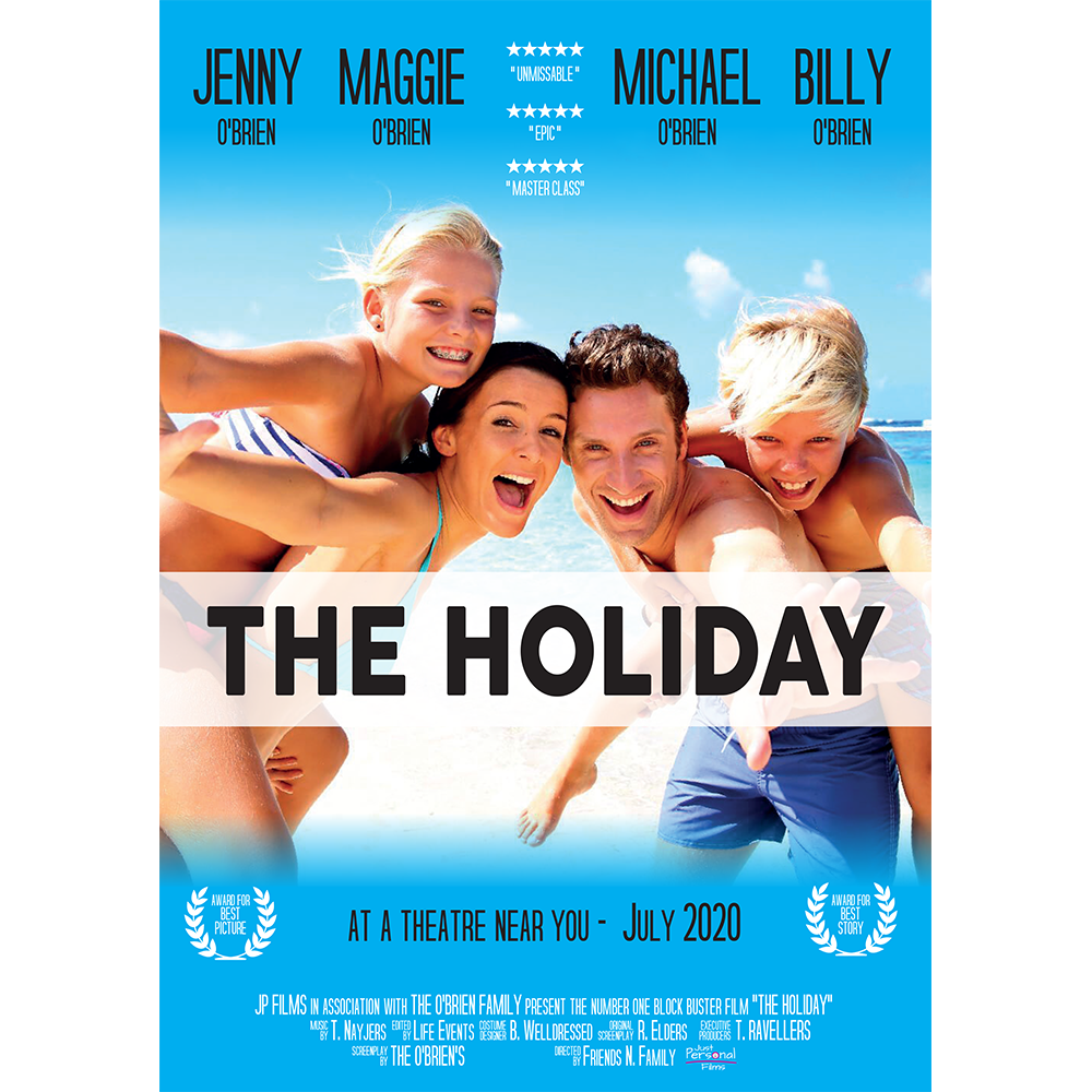 Movie Poster "Holiday" 2-6 Stars