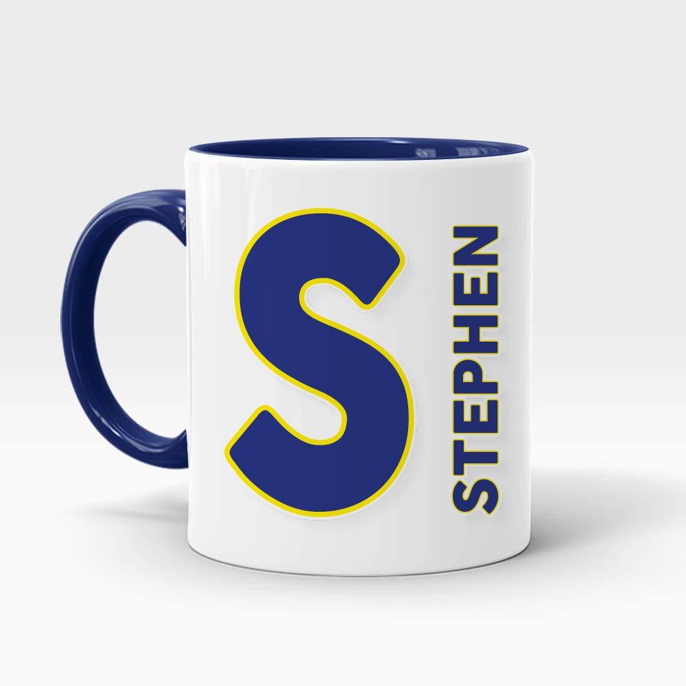 Alphabet Mug - Dark Blue