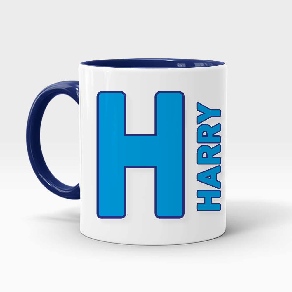 Alphabet Mug - Light Blue