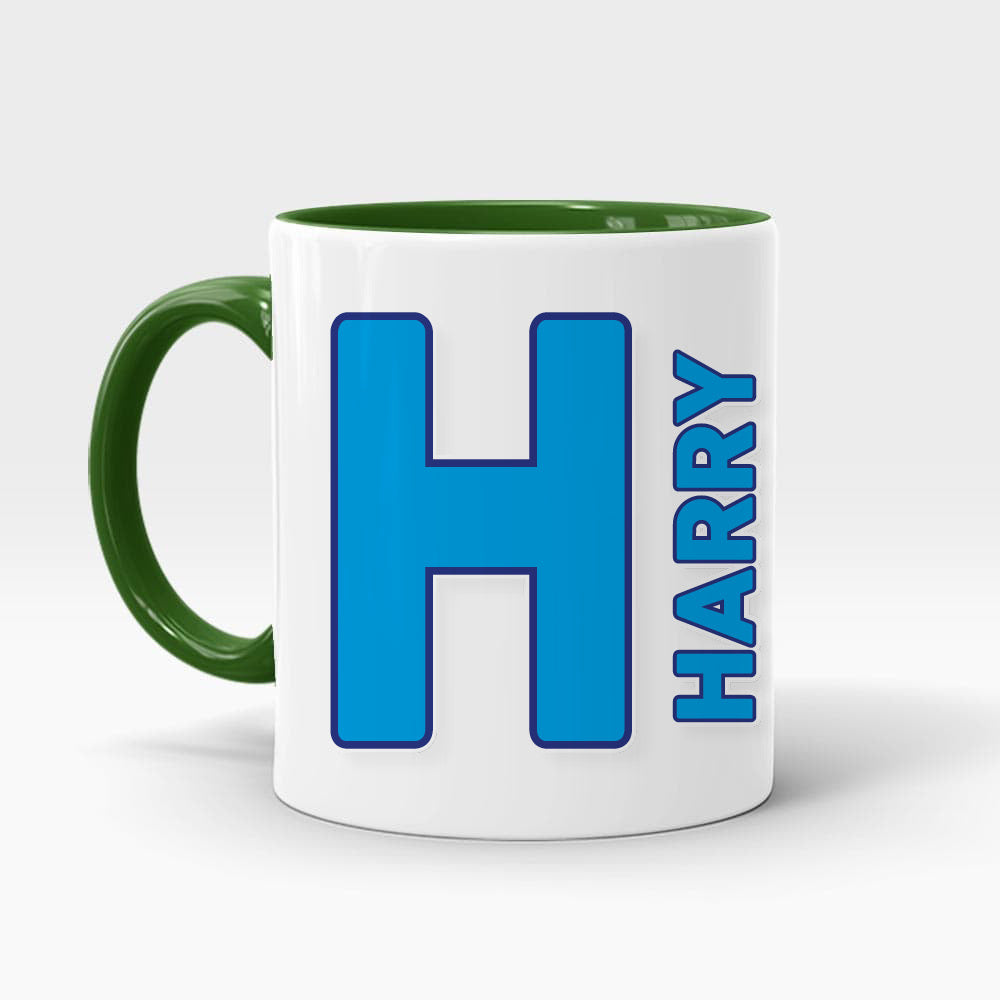 Alphabet Mug - Light Blue