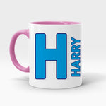 Load image into Gallery viewer, Alphabet Mug - Light Blue
