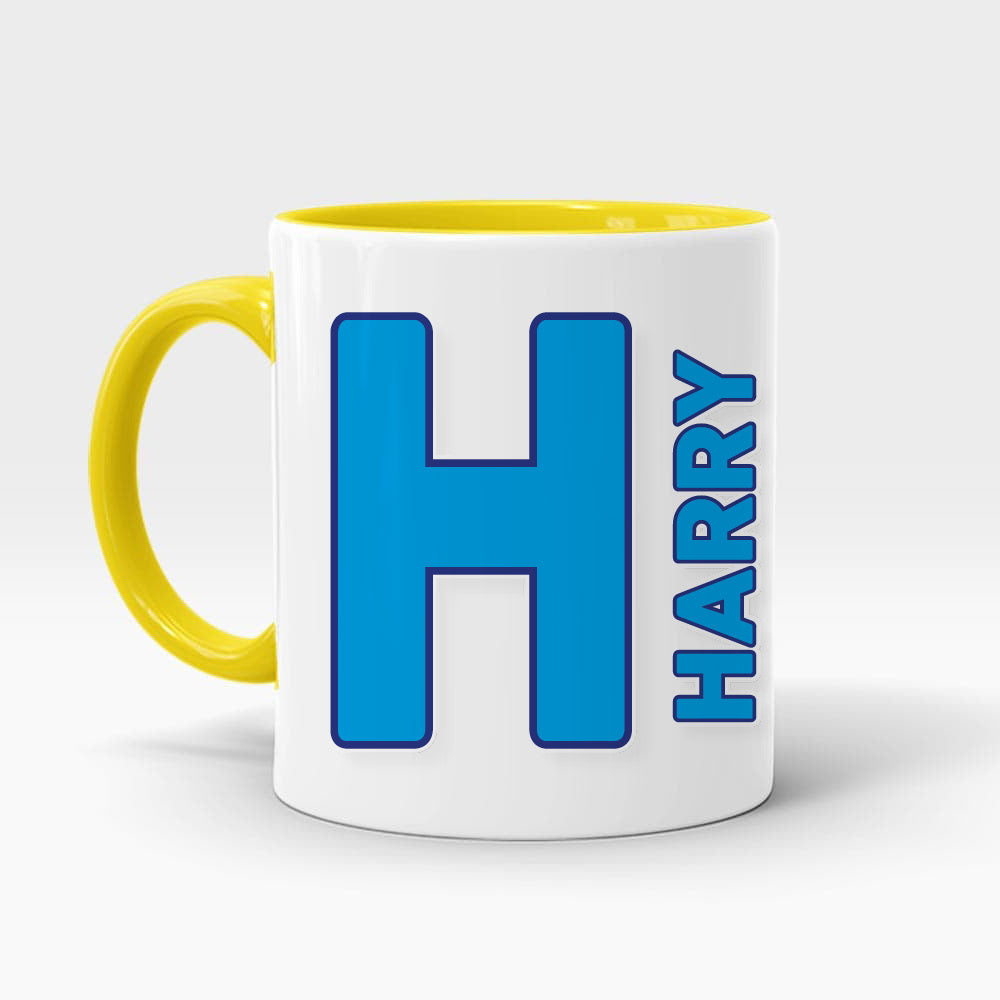 Alphabet Mug - Light Blue