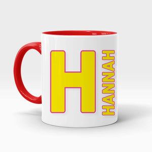 Alphabet Mug - Yellow