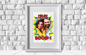 Portrait Pop Art Photo Frame