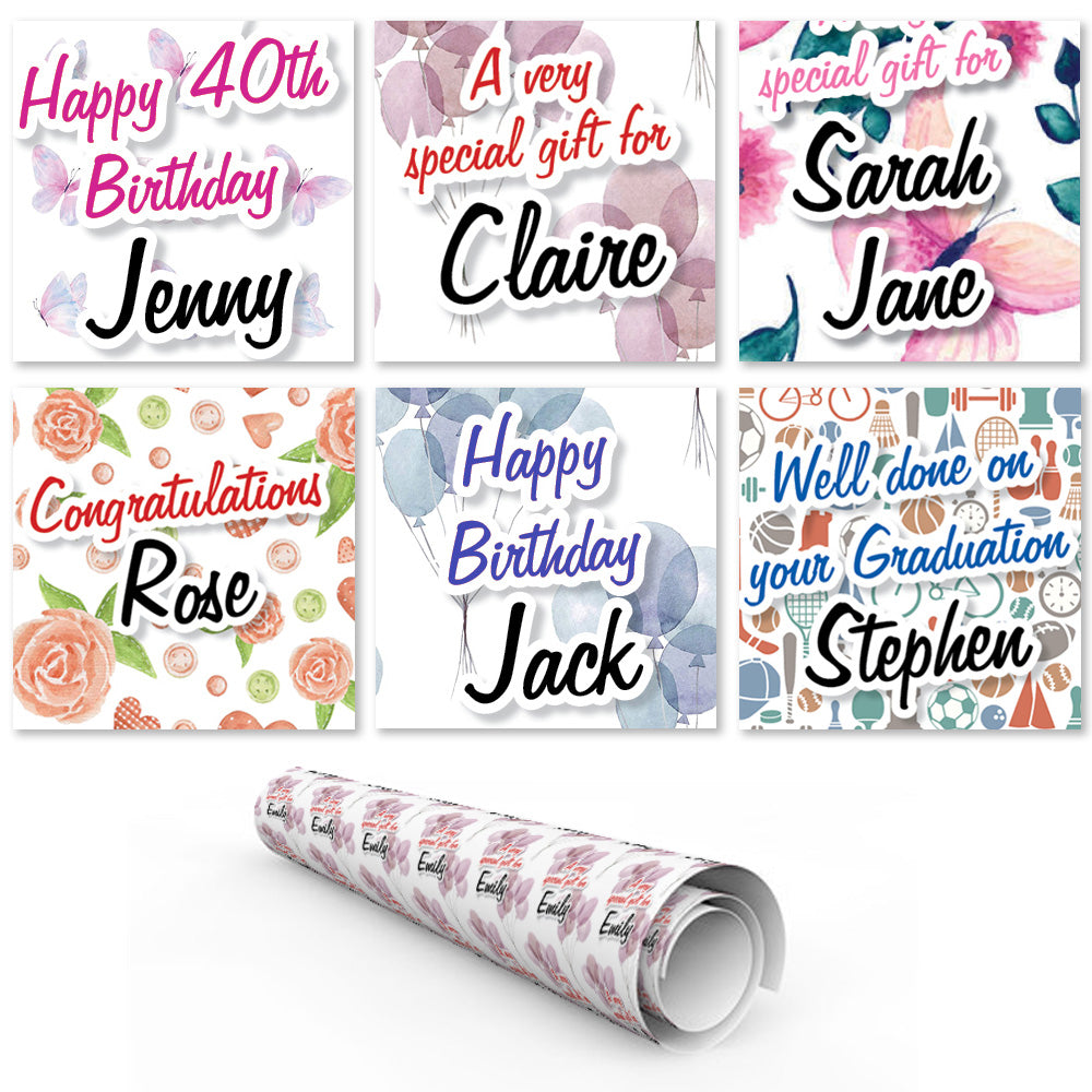 Personal Pattern Wrapping Paper