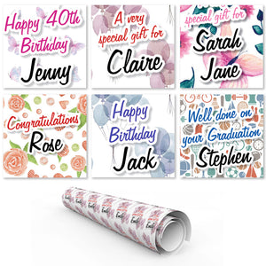 Personal Pattern Wrapping Paper